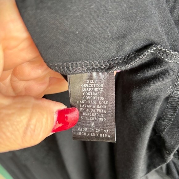 House of trends size medium black short dress or long tunic new nwt - Picture 7 of 9